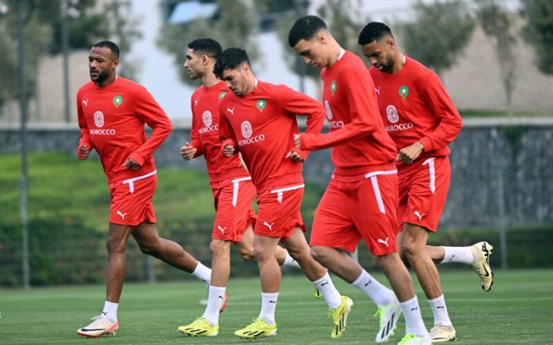أطلسيً..وليد الركراكي يركز على نجمي المنتخب المغربي في التدريبات استعدادا لأنغولا