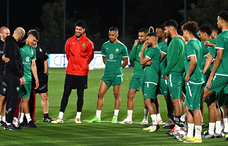 أطلسيً..غياب 6 لاعبين عن أول حصة تدريبية للمنتخب الوطني المغربي